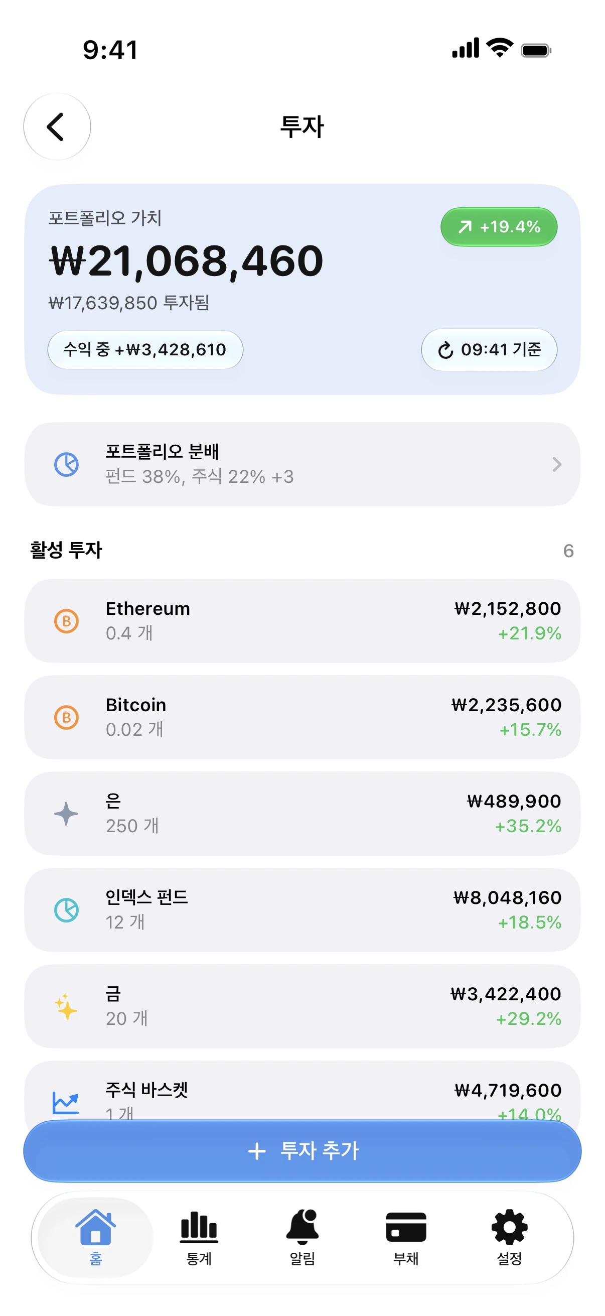 Spendry: 투자