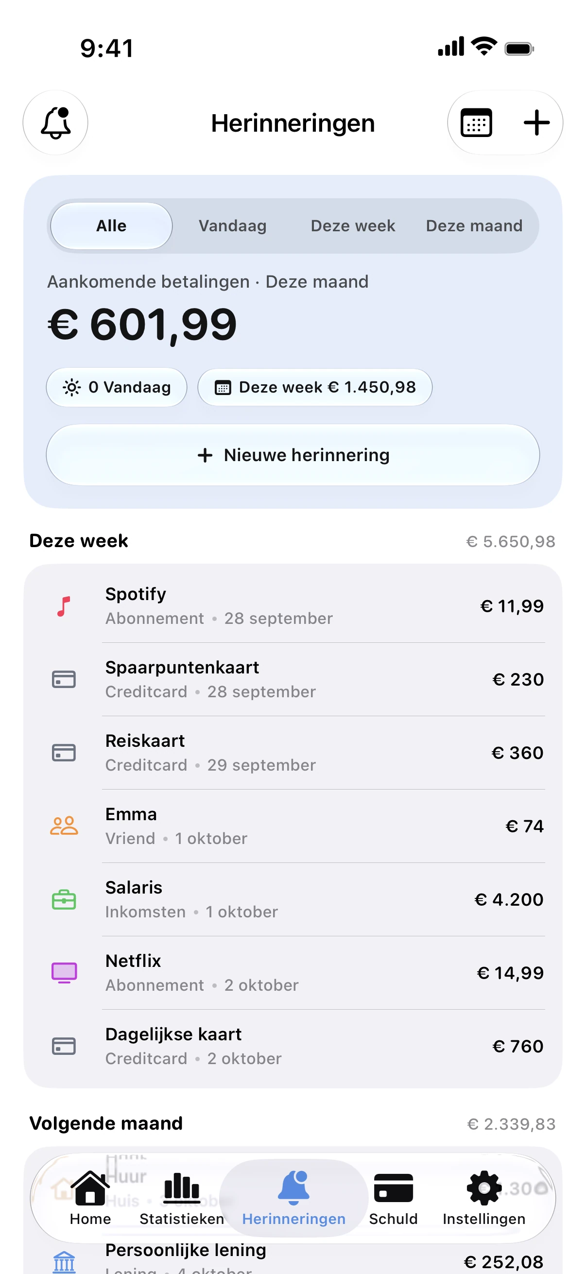 Spendry: Herinneringen