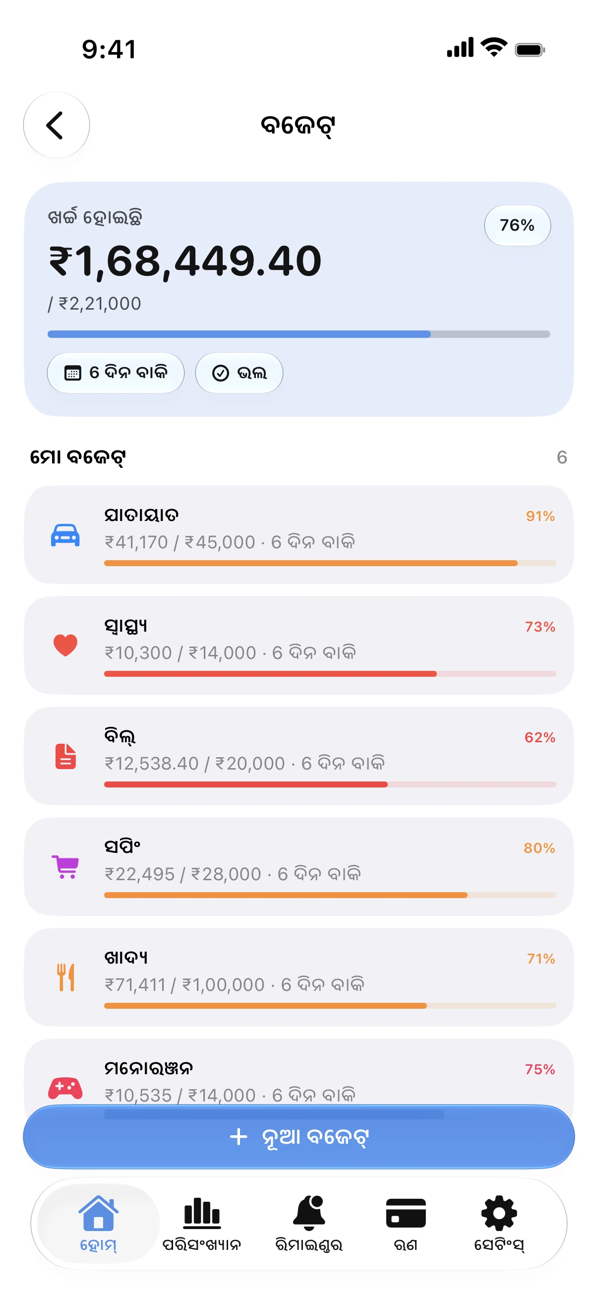 Spendry: ବଜେଟ୍ ଗୁଡ଼ିକ