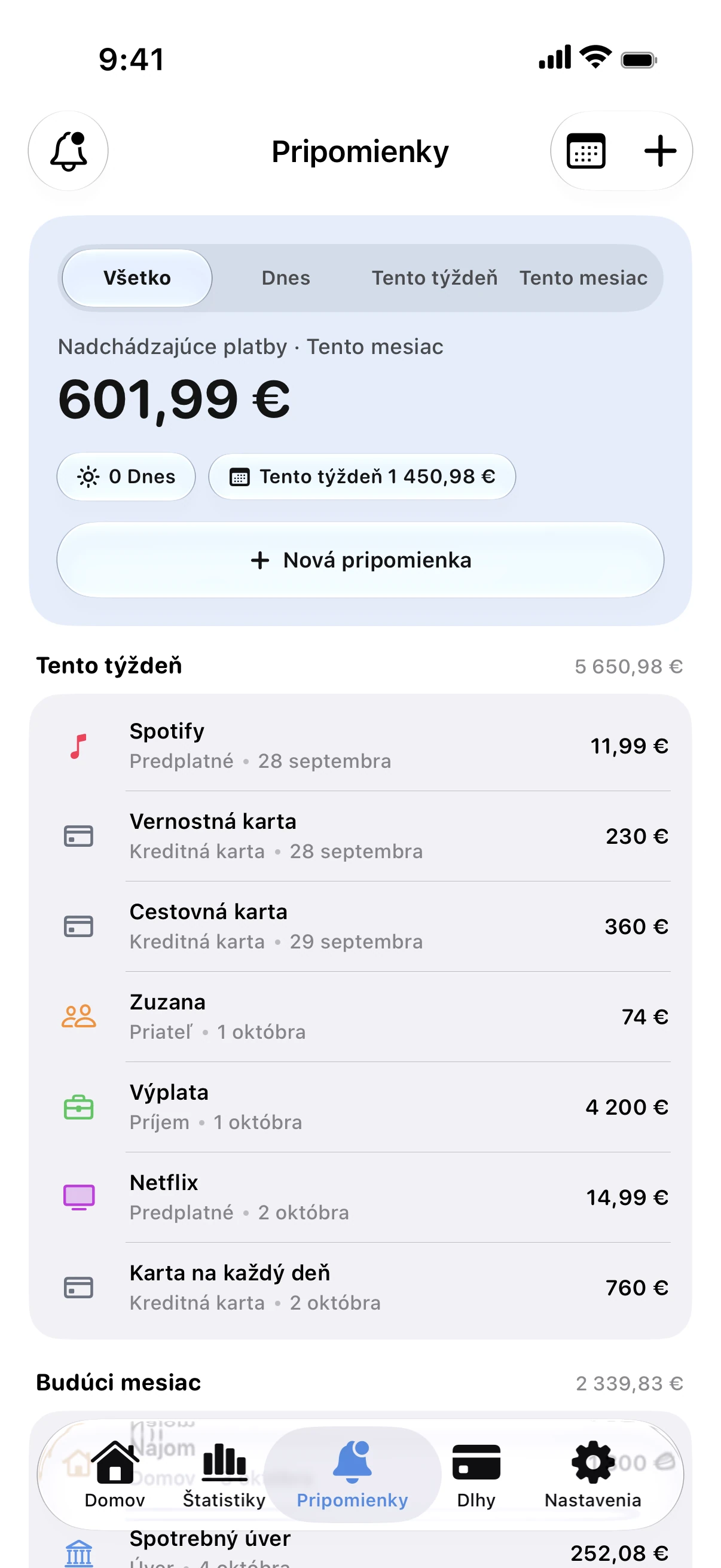 Spendry: Pripomienky