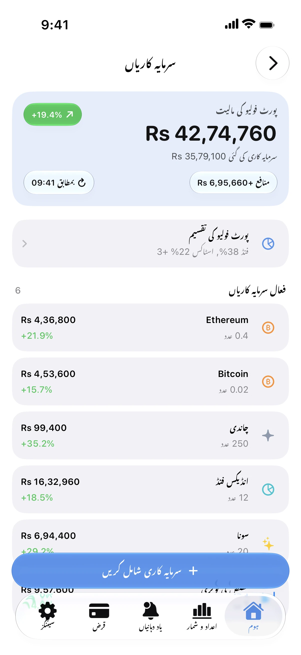 Spendry: سرمایہ کاریاں
